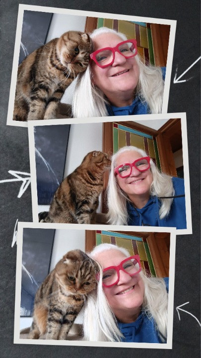 Disfrutando de una compañía estupenda 😋😺😍💓